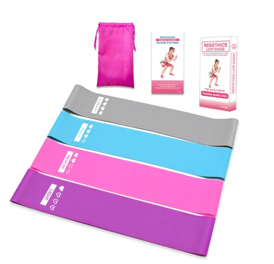 Elastiska träningsband för fitness, yoga, gym och hemmaträning