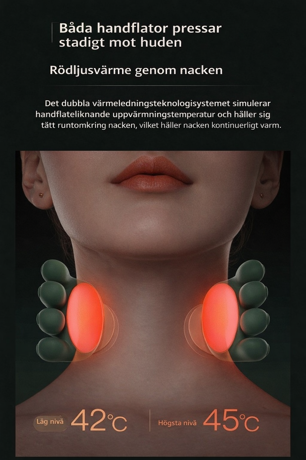 Elektisk Avslappnande  nackmassage