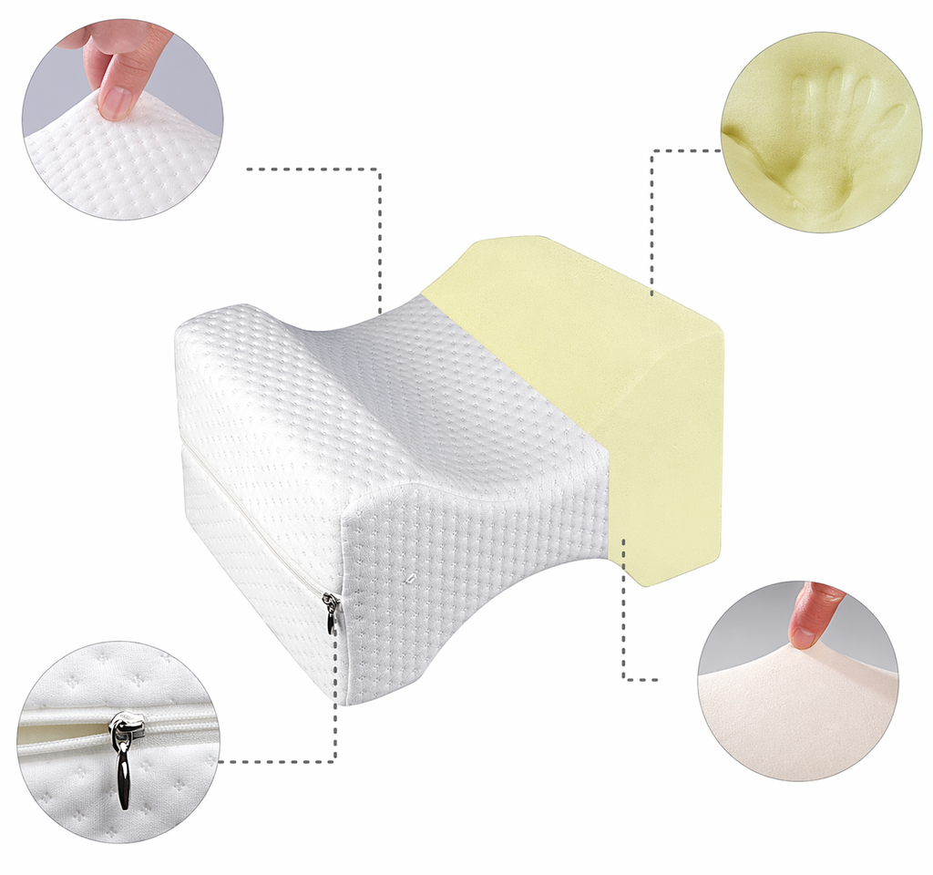Ergonomisk knäkudde i memory foam