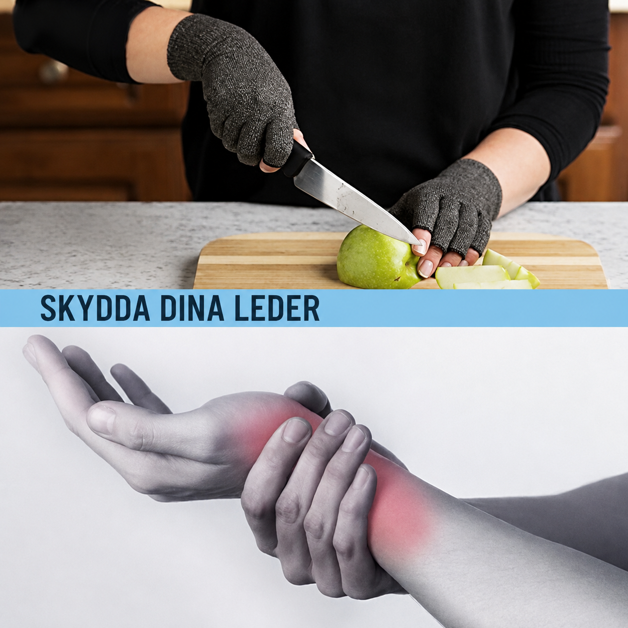 Kompressionshandskar  – Bekvämt stöd för händer och leder