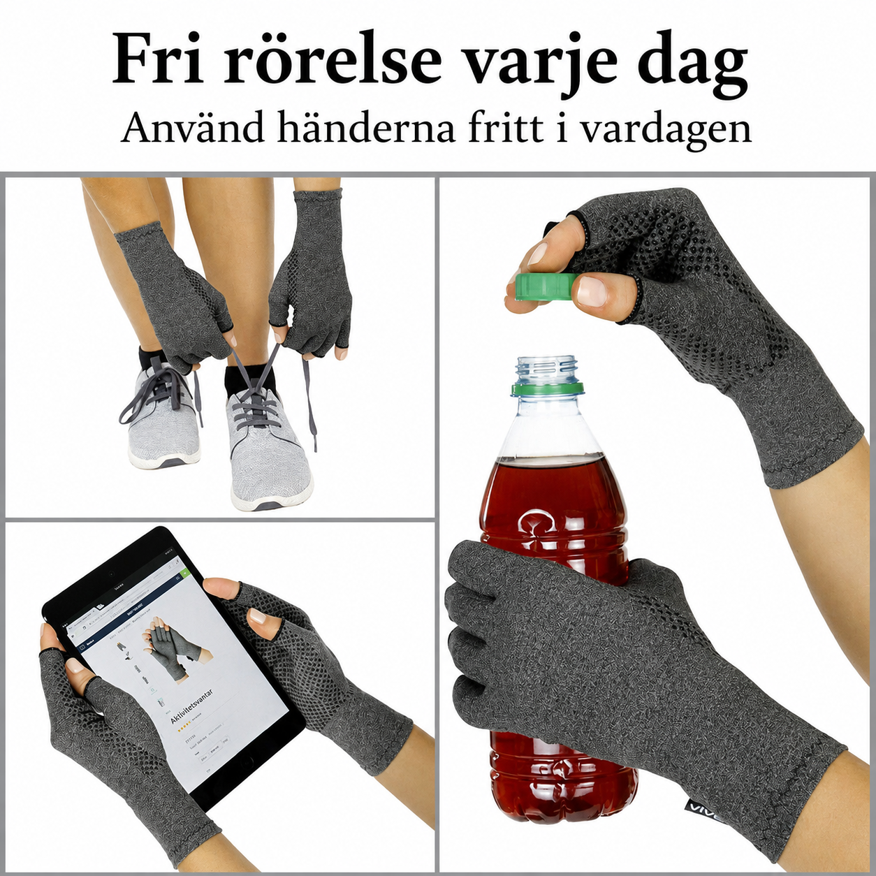 Kompressionshandskar  – Bekvämt stöd för händer och leder