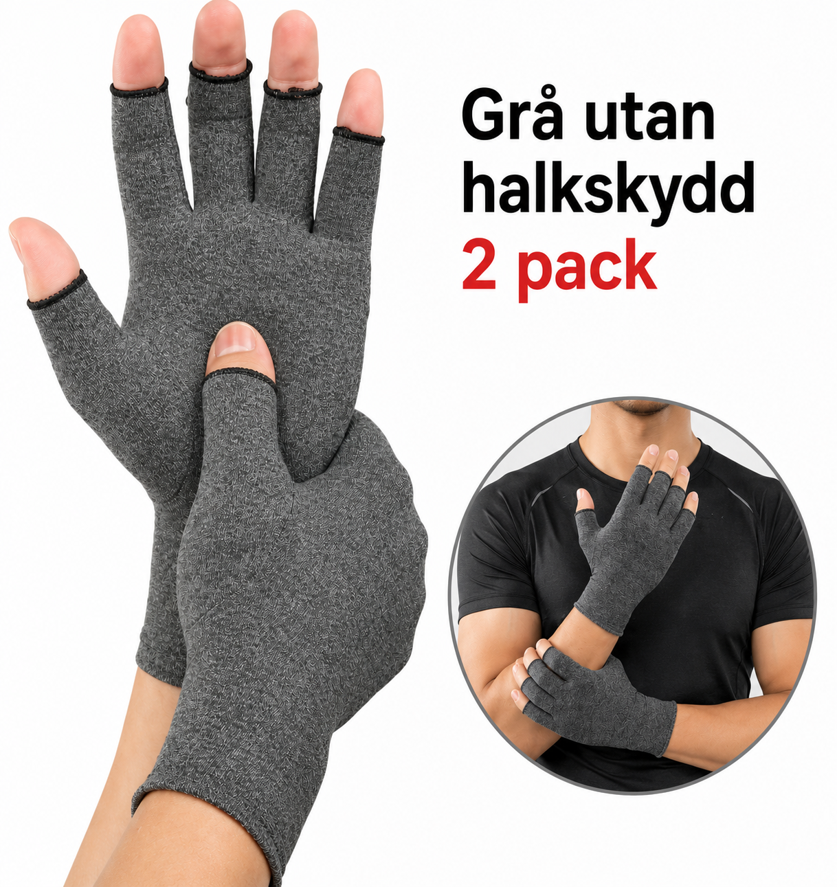 Kompressionshandskar  – Bekvämt stöd för händer och leder